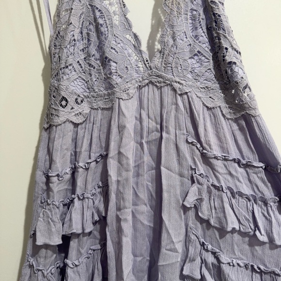 Free people Lavender Lace Halter Dress - Picture 2 of 7